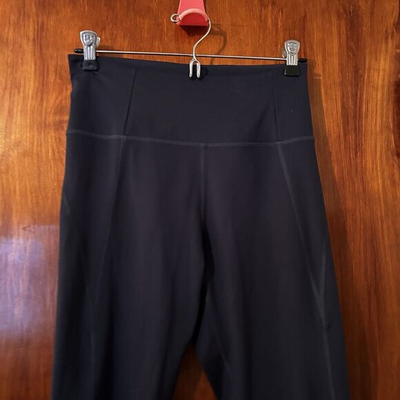 Girlfriend Collective Leggings Midnight Navy Blue Small 7/8 High Rise Stretch - Picture 2 of 8